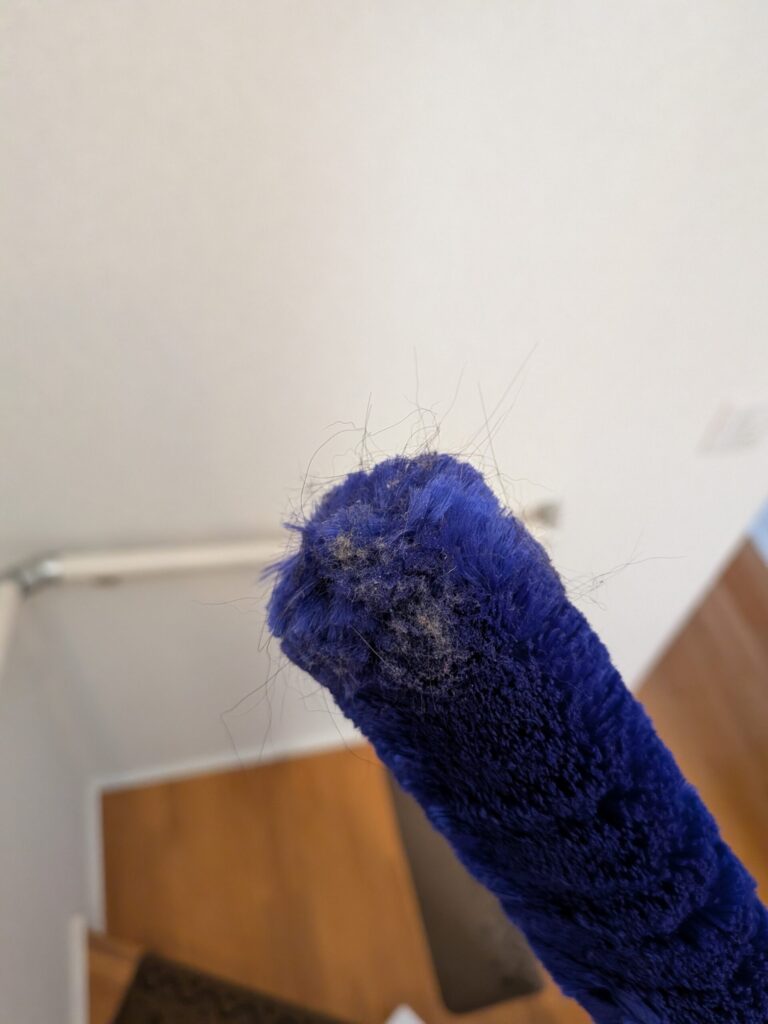 ハンディモップでなでるだけ