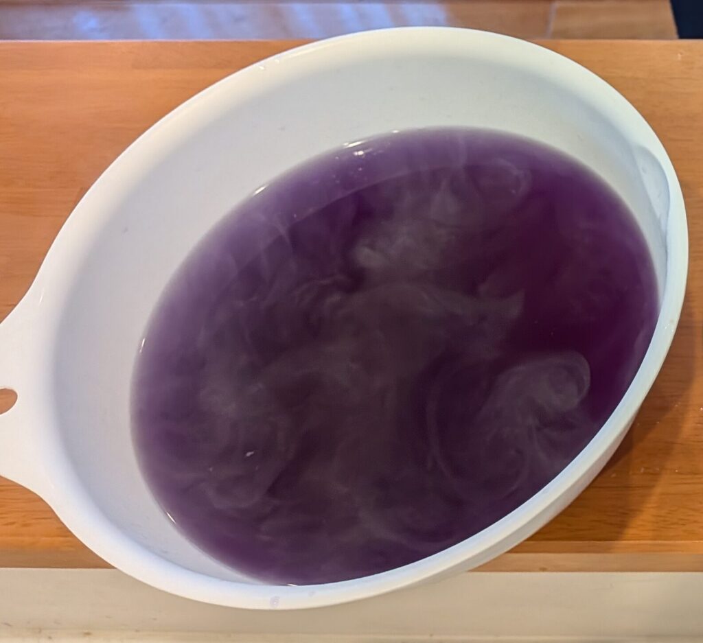 紫キャベツ抽出液完成