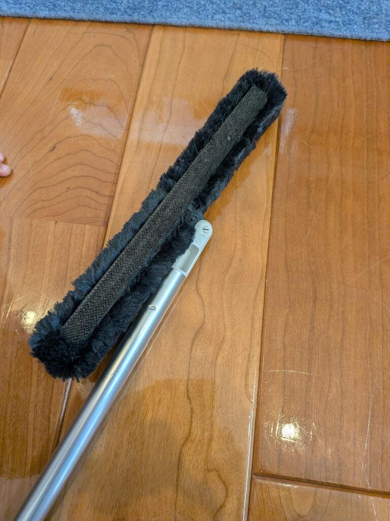 ブラシクリーニング後