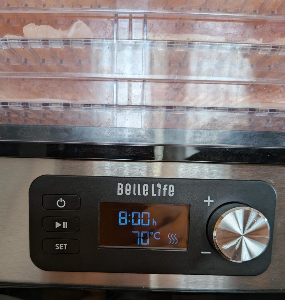 設定＆乾燥開始