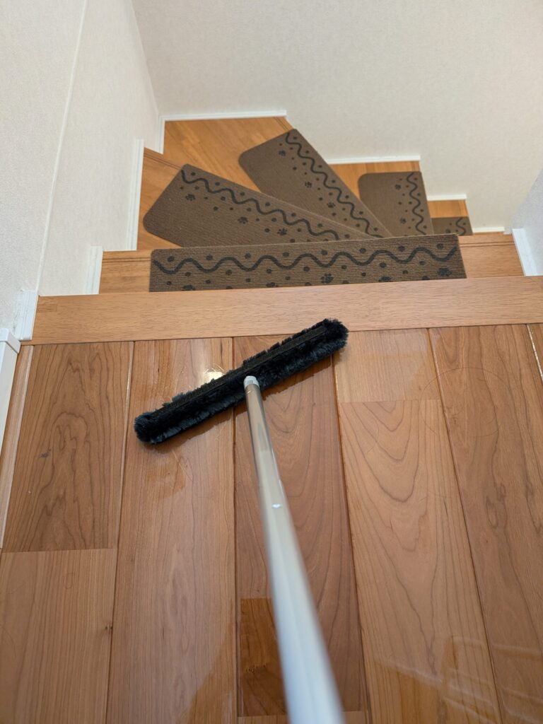 階段お掃除